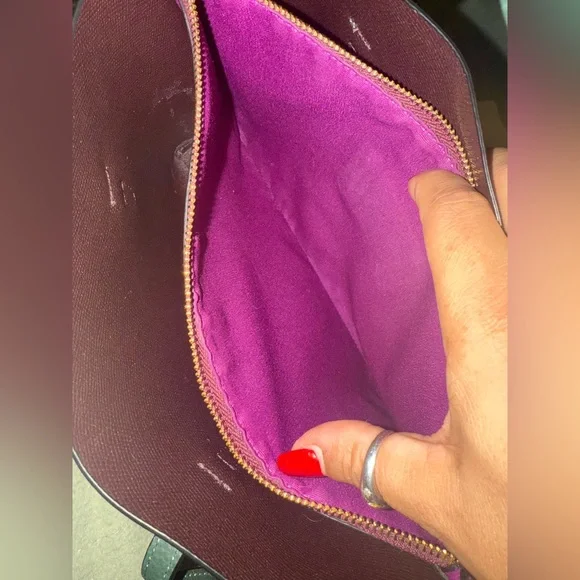 Coach Mollie Tote 25 Bag in Everglades Green & Leather Coach ID Zip Wallet. - Picture 9 of 16